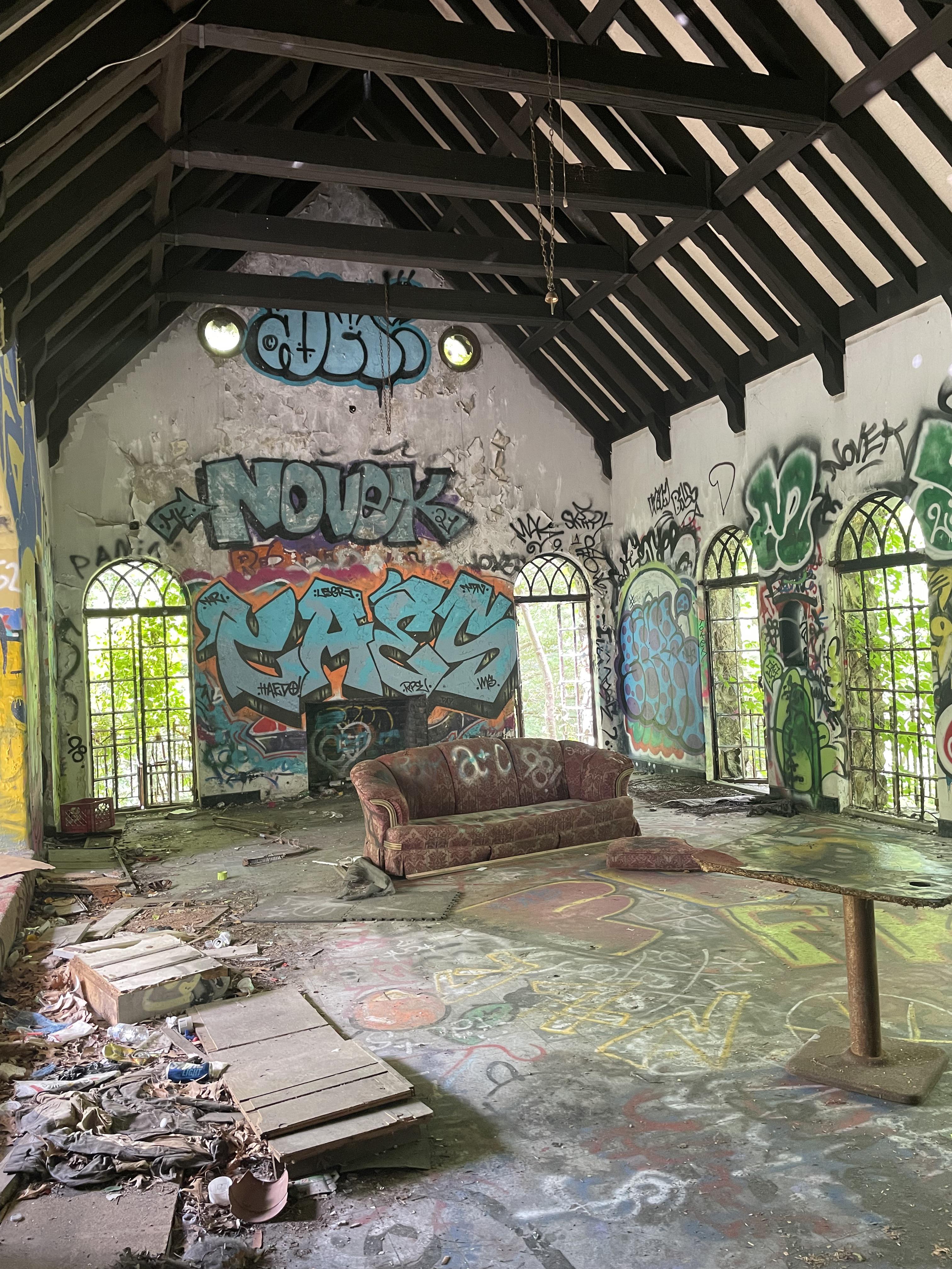 Abandoned mansion in Ossining NY
