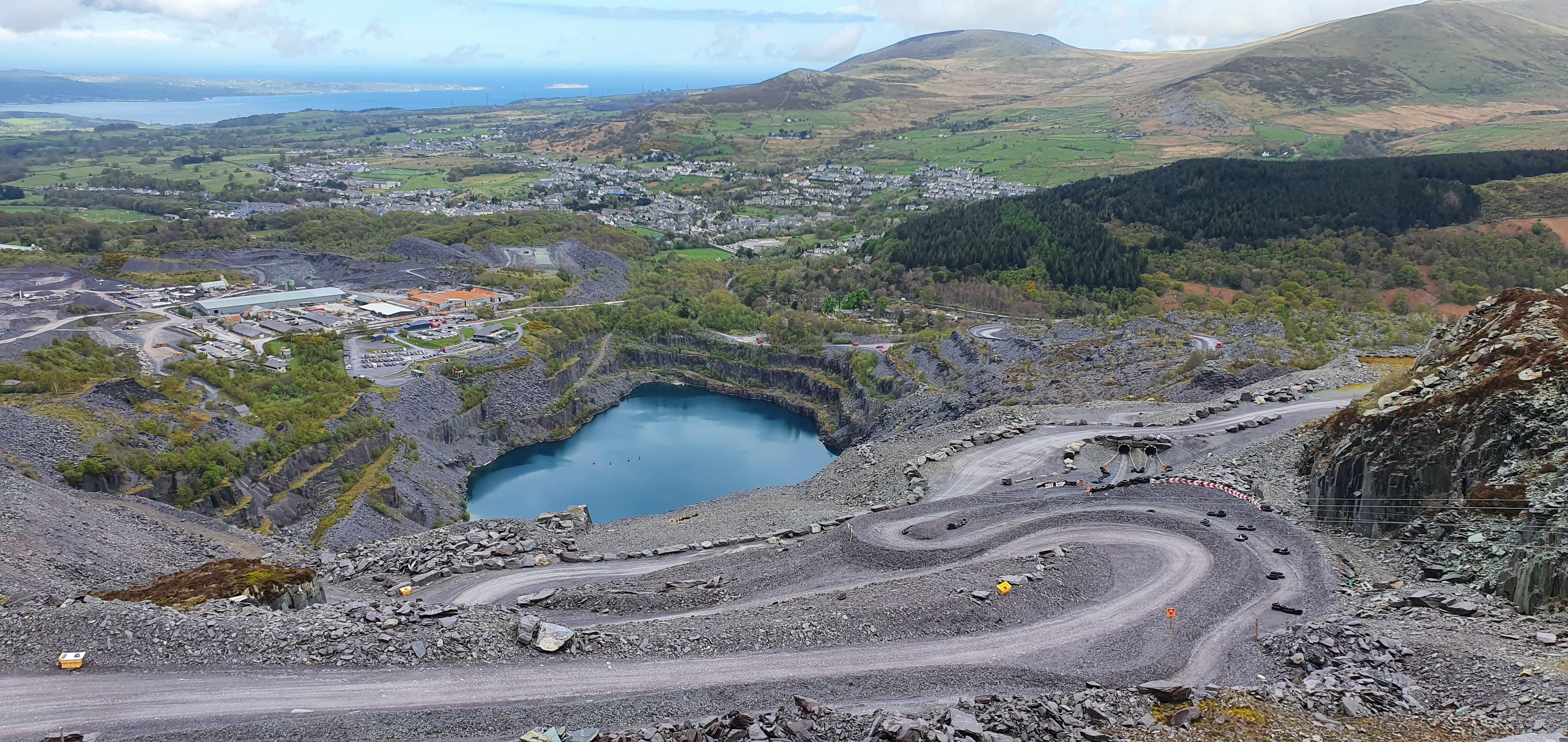slate quarry Bethesda wales UK