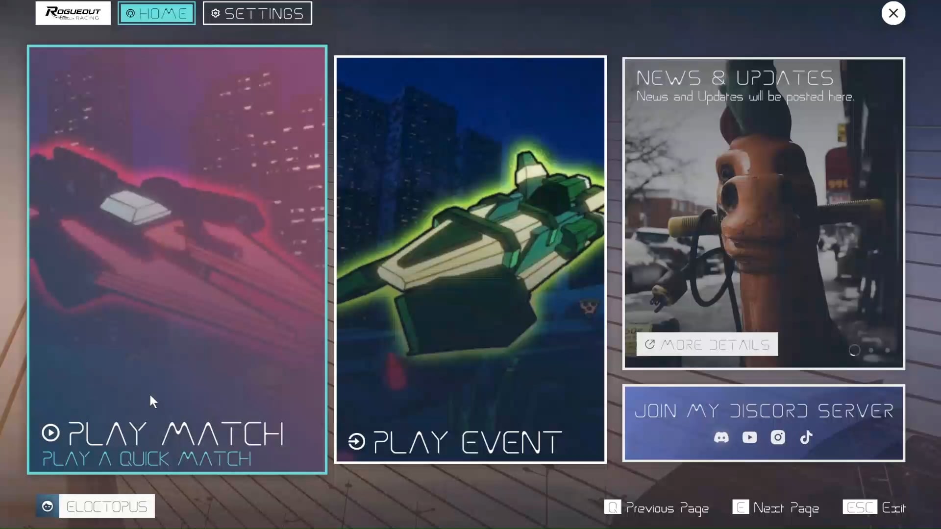 My futuristic racing game is finally ready for its first testers! - TRY ROGUEOUT FOR FREE