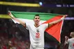 Morocco's player Jawad El Yamiq raises Palestinian flag while celebrating his country's 2-1 victory over Canada at FIFA World Cup in Qatar. Congratulations to the brotherly nation of Morocco for winning the group.