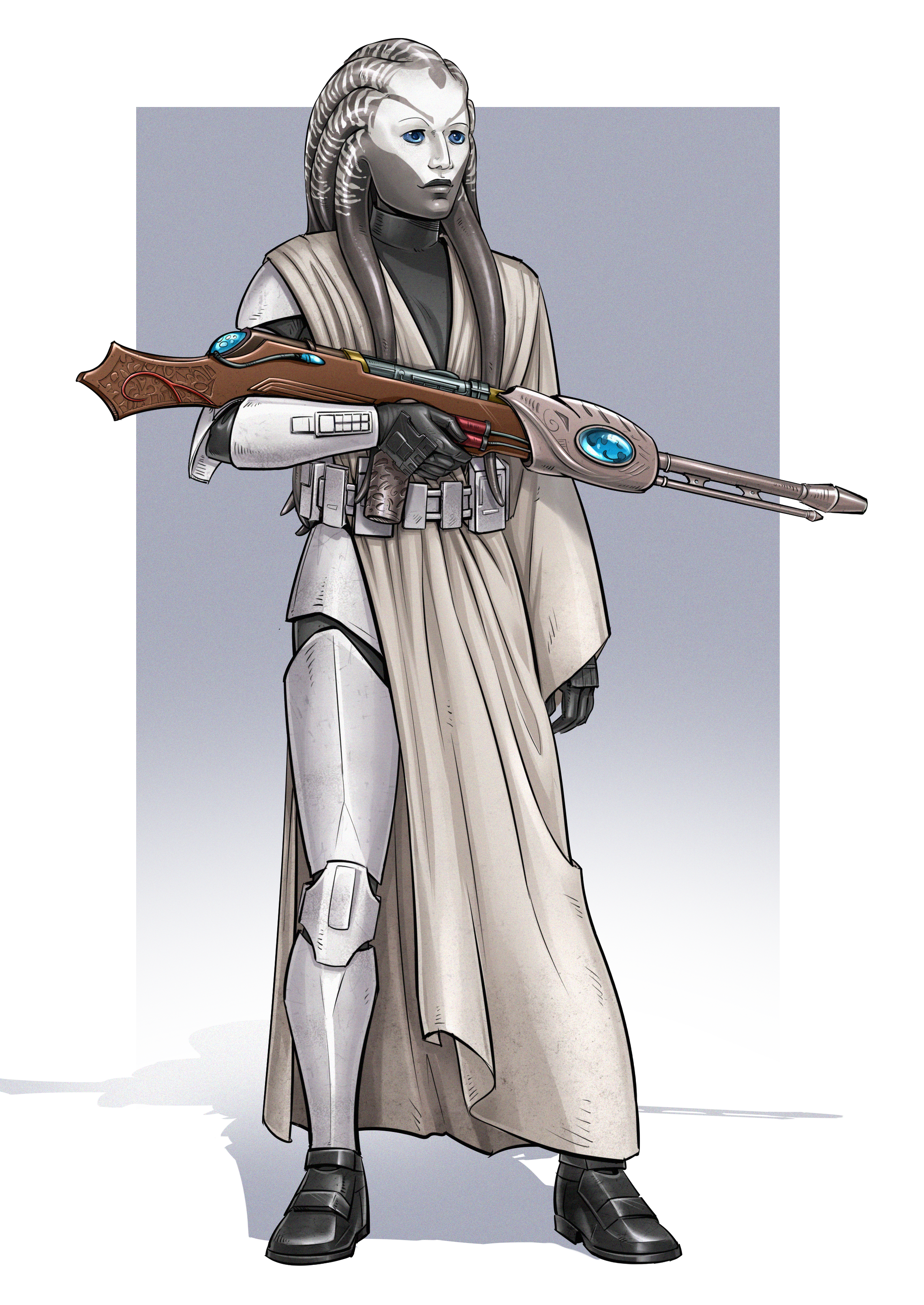 OC jedi with lightsaber rifle by BirdyRaider | Scrolller