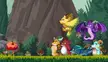 Made a splash image with the 6 dragon characters of our game, Gedda Cake!