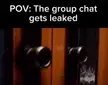 Dank meme from Ghostbusters showing three men in dark clothing behind a door with government agency seals.