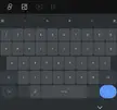 Gboard text font size