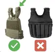 Do people who wear the weight vest on the right have an advantage to the ones who wear the tactical one?