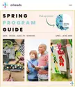 Library has a spring program guide, also has 3D printer, audio booth, cricut, and more (read in comments ❤️)