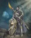 DnD Makarius an Oath of Vengence Paladin (instagram is @vitorfreitasarts) by me, more info in the comments!!!