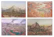 Settlements in the Great Valley of Kozafan (Pen and Watercolor, by Me)