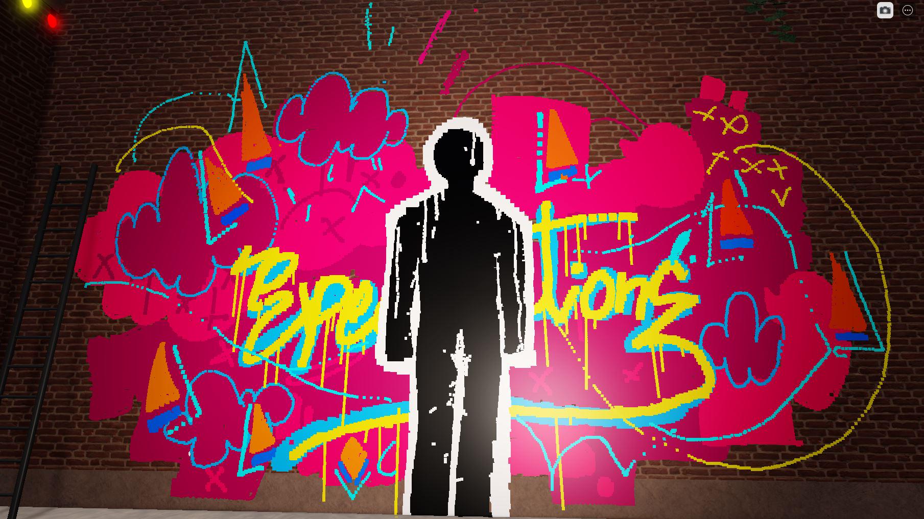 so i made the no expectations graffiti art from ITSV in roblox. Hope u like it ! :D