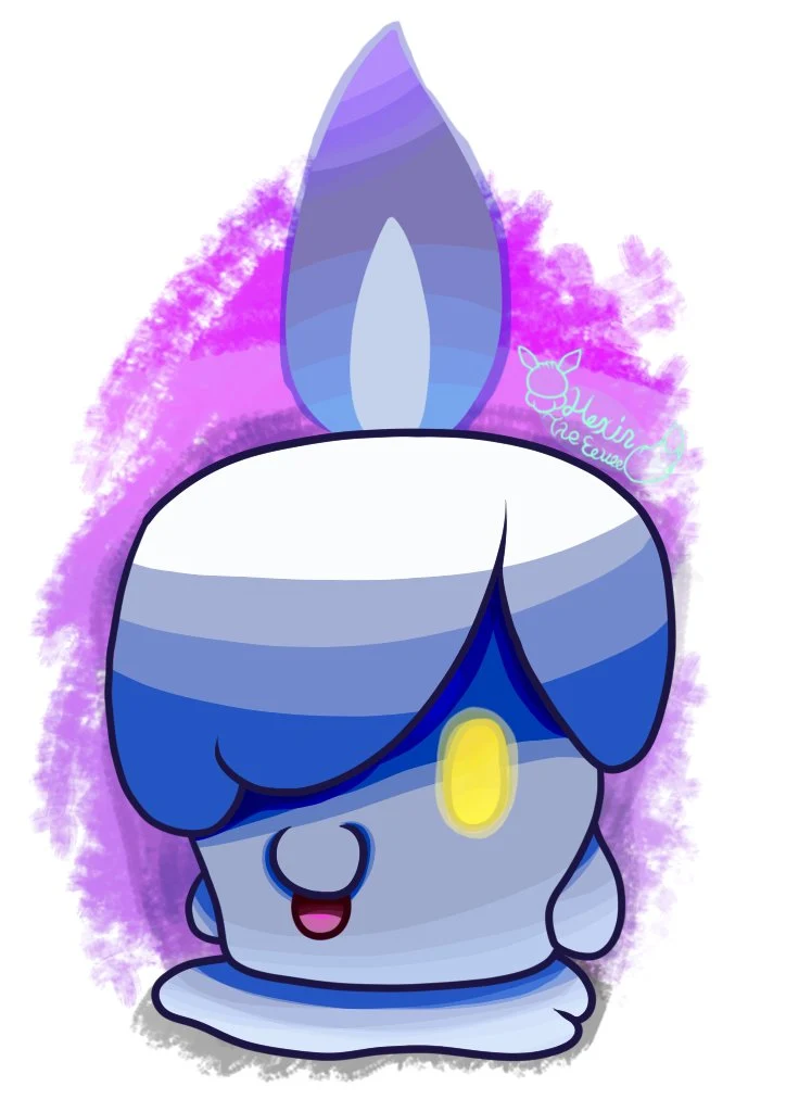 Litwick Candle Pokemon (art by Hexin) | Scrolller