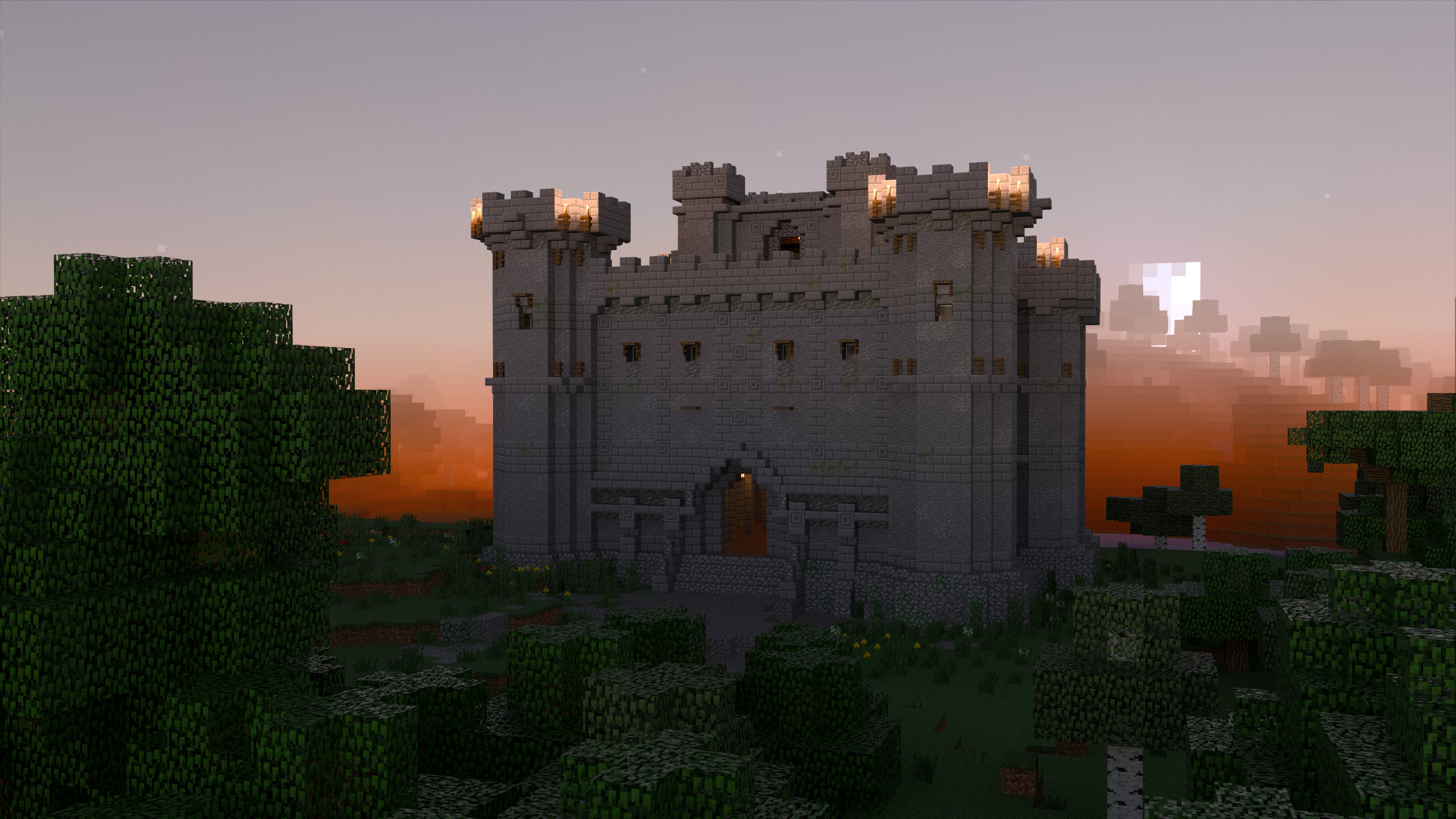 I made a castle, which is inspired by the Exploded Builds: Medieval ...