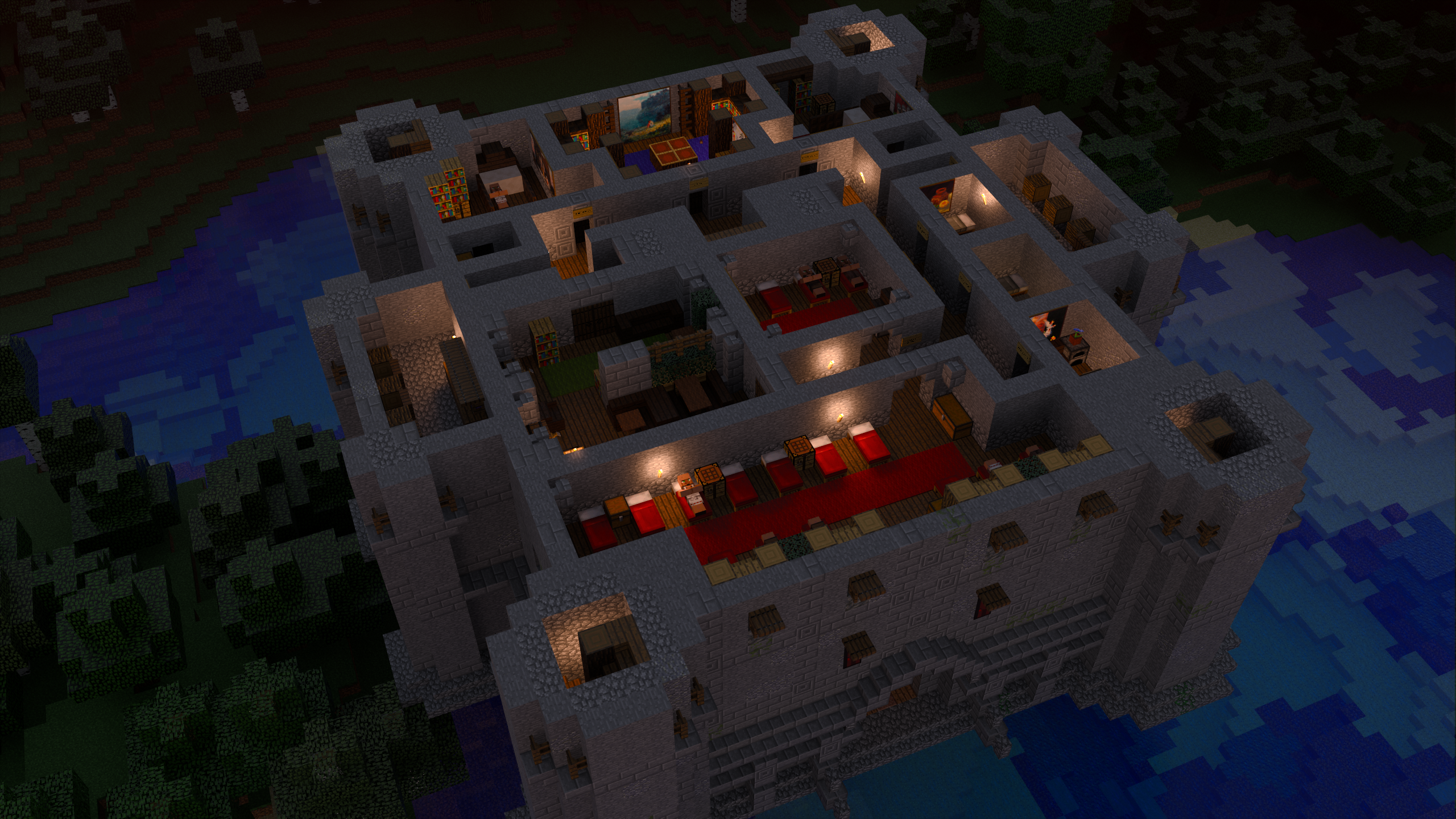 I made a castle, which is inspired by the Exploded Builds: Medieval ...