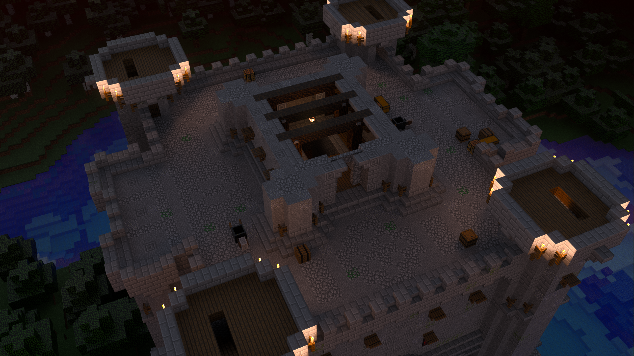 I made a castle, which is inspired by the Exploded Builds: Medieval ...