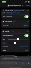 Apple Watch ultra action button shortcut sound file error (can’t find file)