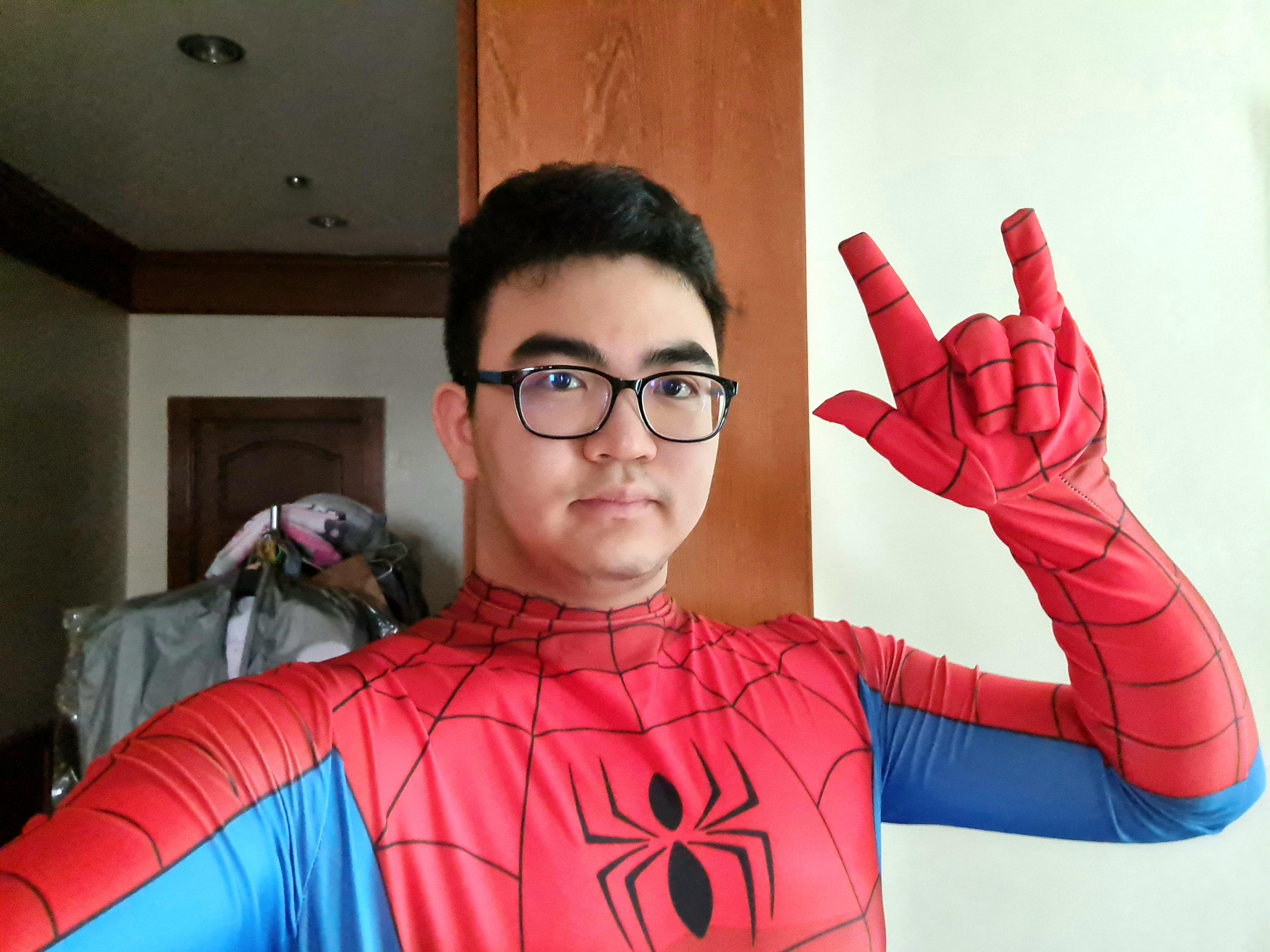 Unmasked Spider-Man (Peter Parker) Cosplay by Me