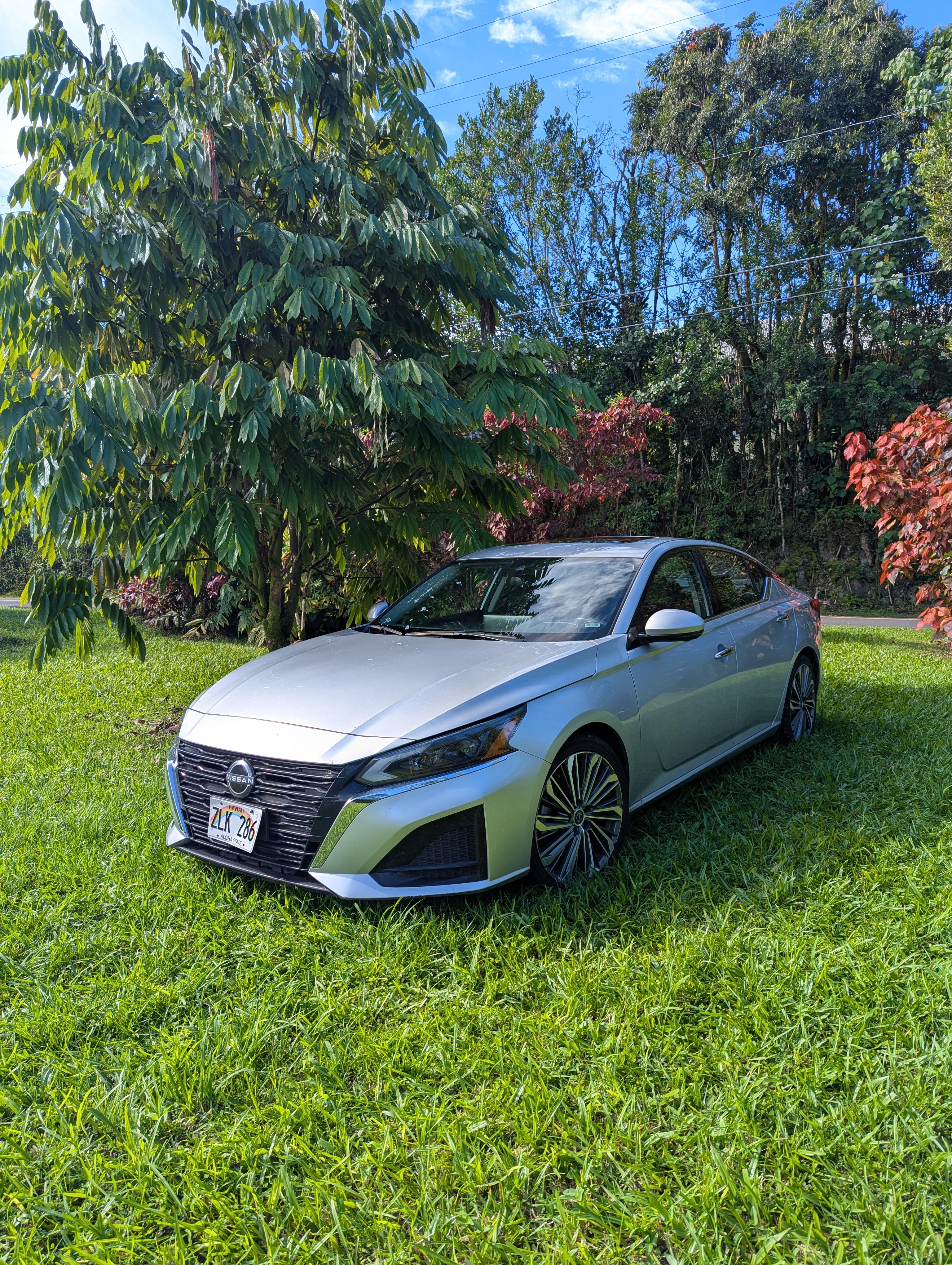 Big Altima rental car energy 
