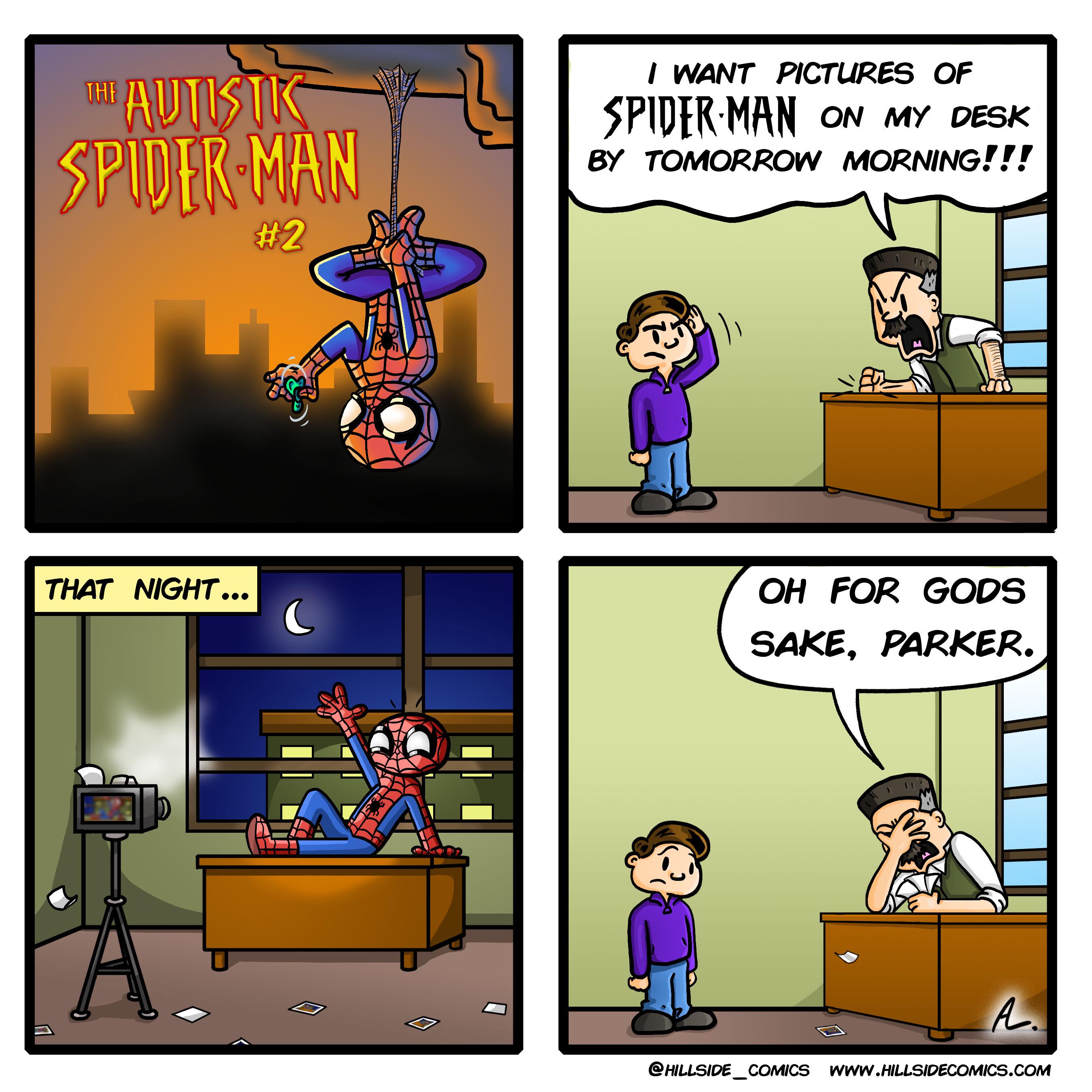The Autistic Spider-Man 2 (fan comic by me)