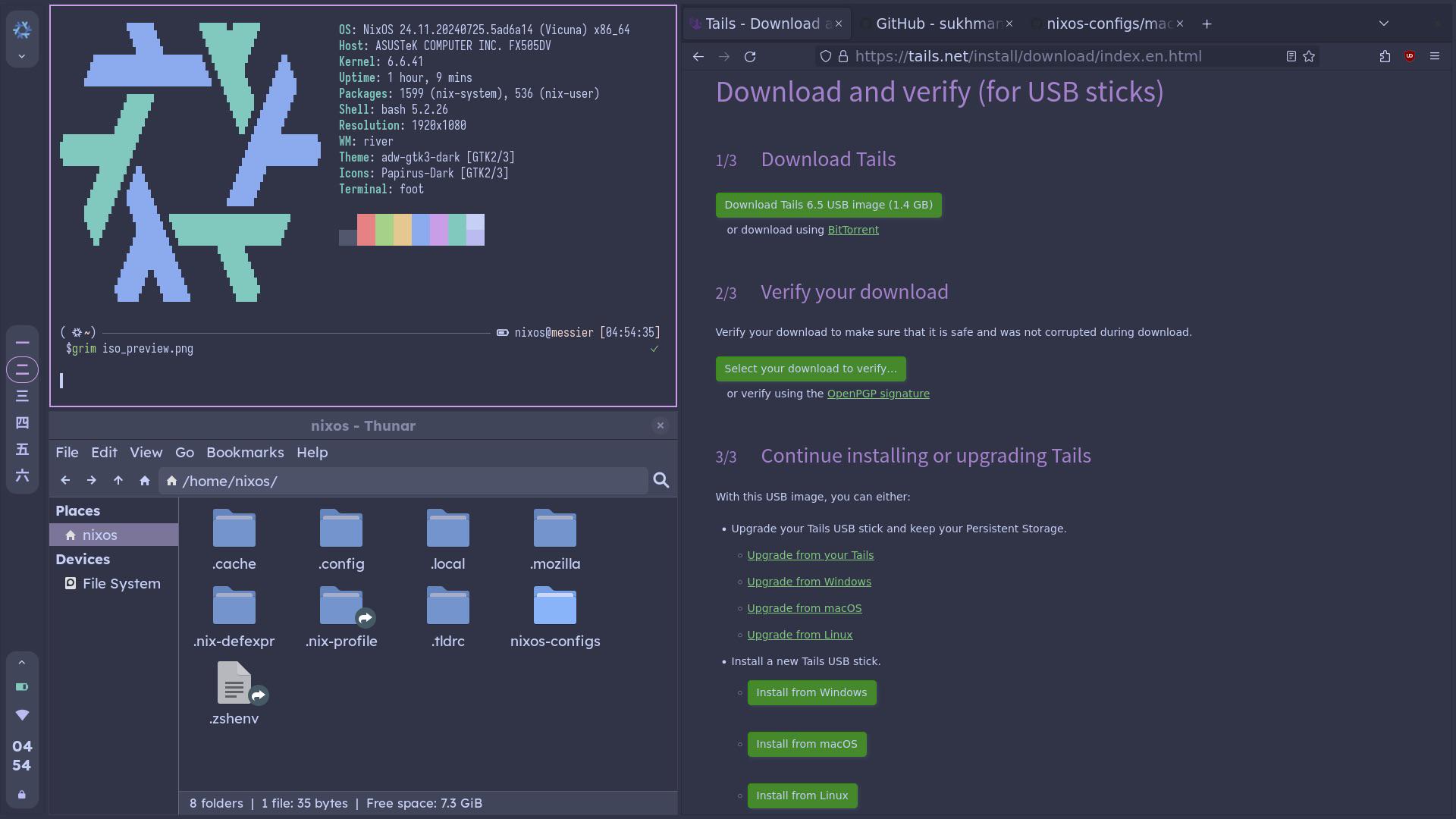 [River] My NixOS ISO That’s Now a Cappuccino Mauve! | Scrolller