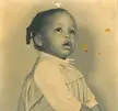 One of Whitney Houston childhood pictures in the 1960s