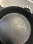 This is what my cast iron looks like after cleaning, thoughts?