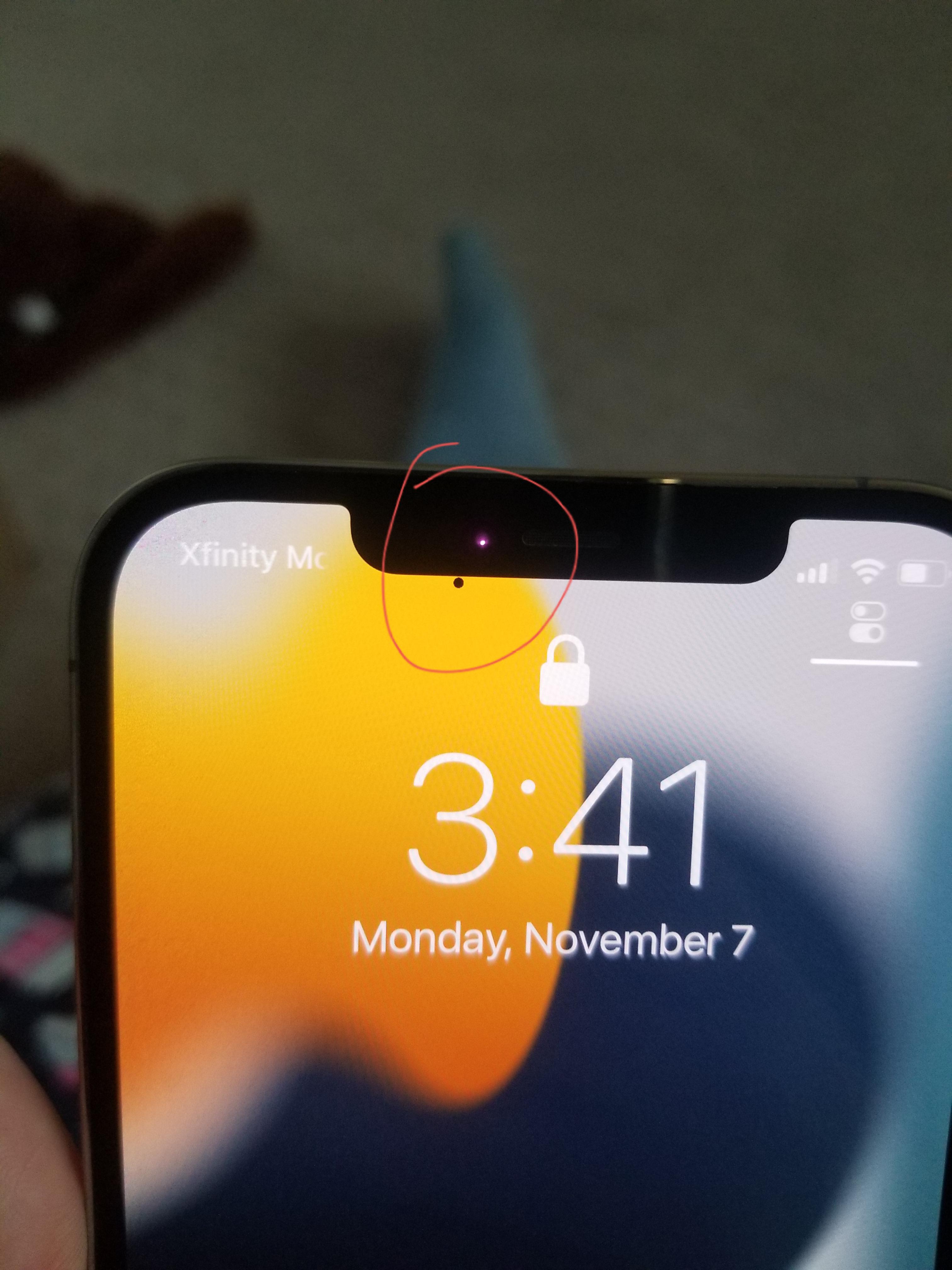 What is this dot on my iphone 12 pro max | Scrolller