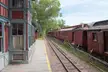 Abandoned train station from the old West