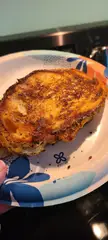 Cheddar Grilled Cheese on Everything Bagel Sourdough