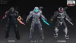 A few Doom skins I recently commissioned from my buddy u/Nate_jw. Based on the Mass Effect N7 Armor, a Halo Forerunner combat-skin, and the Crysis Nanosuit 2.0.