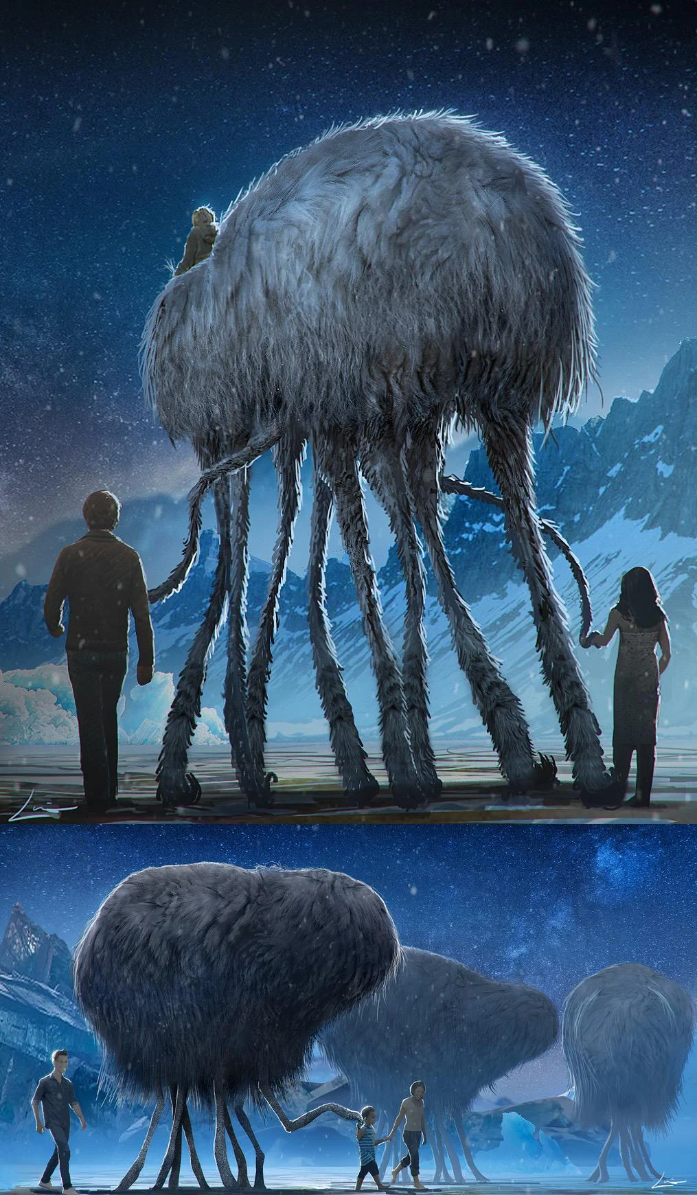 Time Creature A Wrinkle in Time creatures by Luis Carrasco | Scrolller