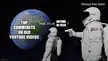 Dank meme of two astronauts in white spacesuits in outer space, one pointing a gun at the other near Earth.
