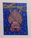 Bat drawing for inktober (OC)