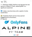 OnlyFans may become sponsor of Alpine