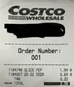 Check out this serialized Costco receipt!!