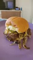 Oklahoma Onion Burger on the Griddle