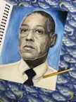 My Gus drawing from breaking bad that took me 70 hours