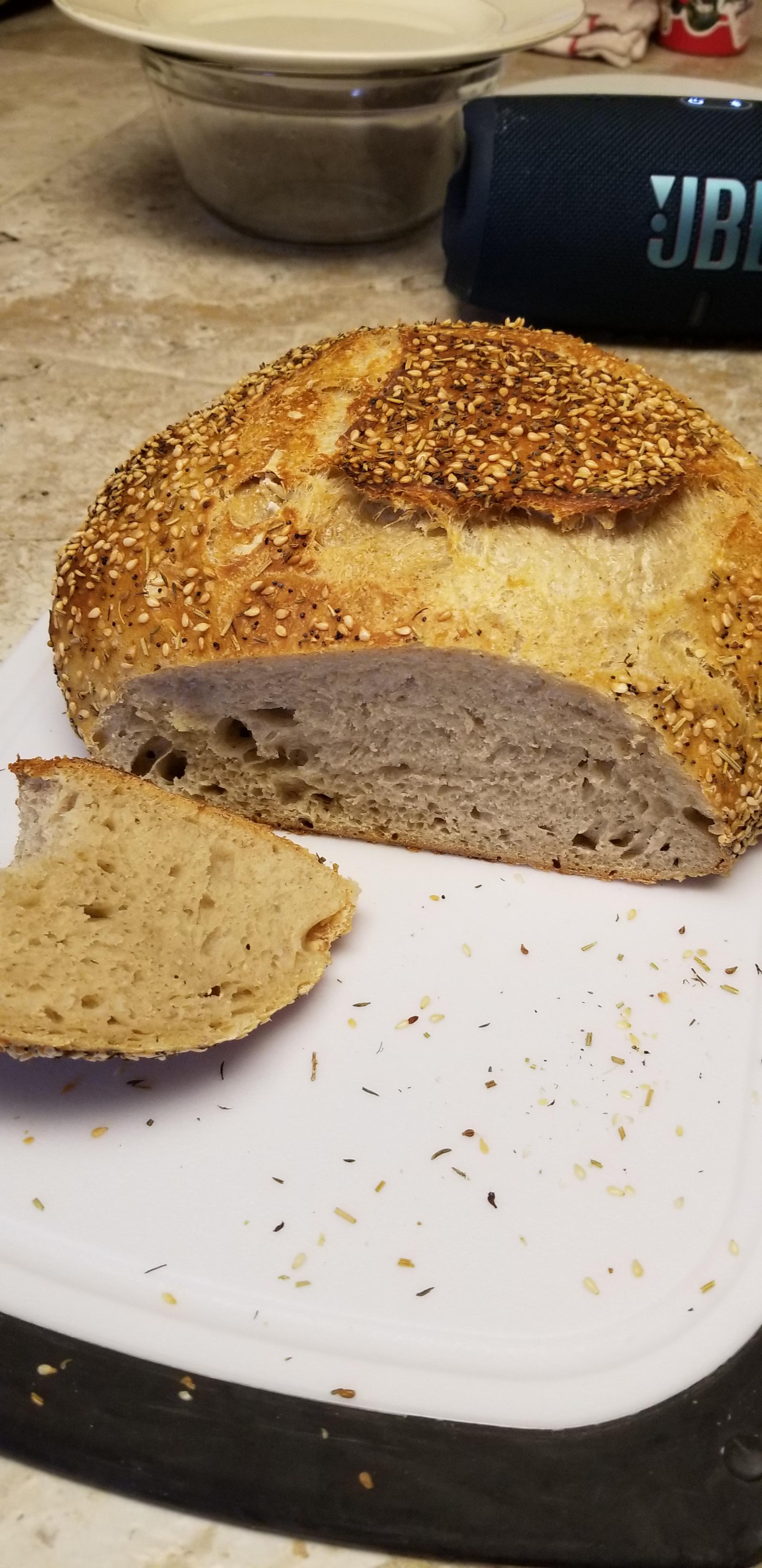 Sourdough Number 5 Came Out Okay But A Little Moist Inside And I sourdough-number-5-came-out-okay-but-a-little-moist-inside-and-i