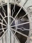 An inside view of one of the crypts from an earlier uploaded photo. I am not happy with the vandalism. I remember when thick glass was set all throughout this beautiful, ornate door!