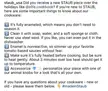 I frequently see lots of questions about Staub pieces in the sub, and often posters don’t realize that Staub pieces are fully enameled because the enamel is black. Staub posted this to their IG account this morning and I wanted to share in case it helps anyone—some straightforward care and use!