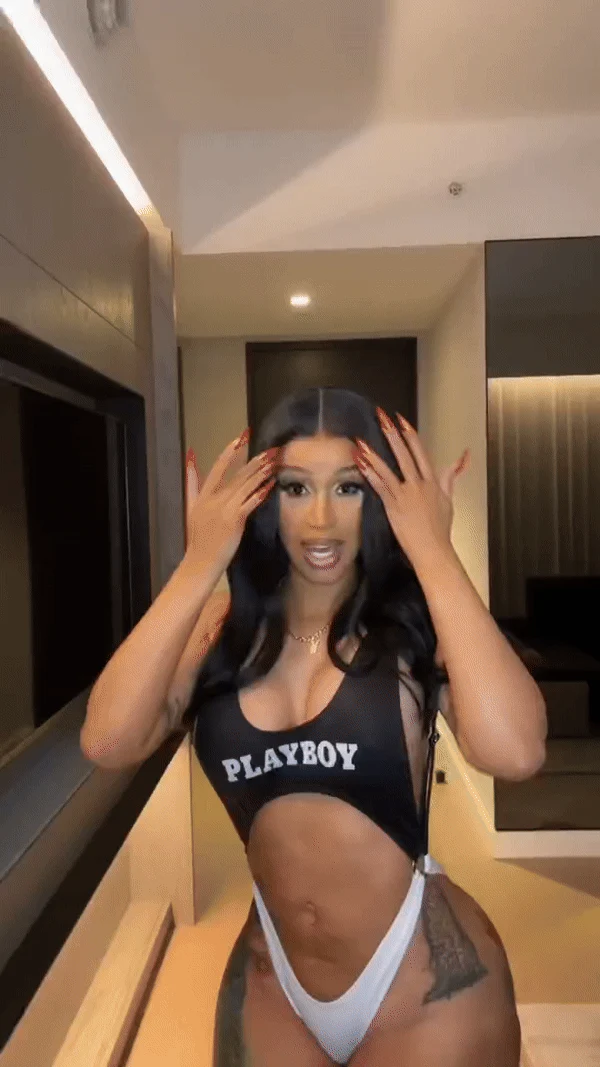 Mommy Cardi B is perfect for gooning. She’d be so good at JOI and dirty talk videos. Perfect for strap-on sex or size queen vids
