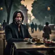 I asked AI “What if John Wick is waiting for his enemies near India Gate while enjoying tea”