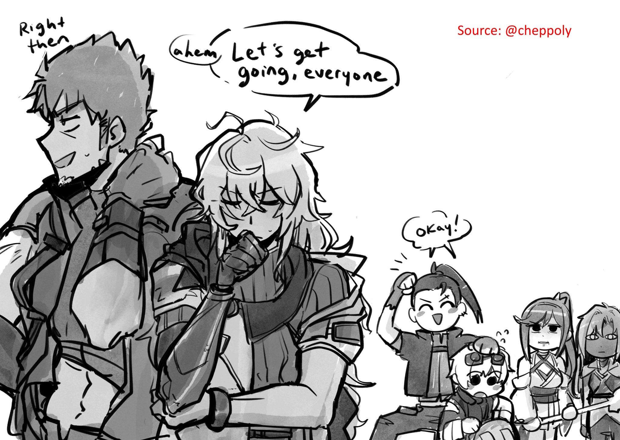 Rex and Tora from Xenoblade Chronicles 2 in yaoi and hentai anime art, kissing and engaging in sexual intimacy.