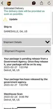 Package status has been “package is pending release from a Government Agency. Once they release it, your package will be on its way.” for almost 3 weeks. is this normal?