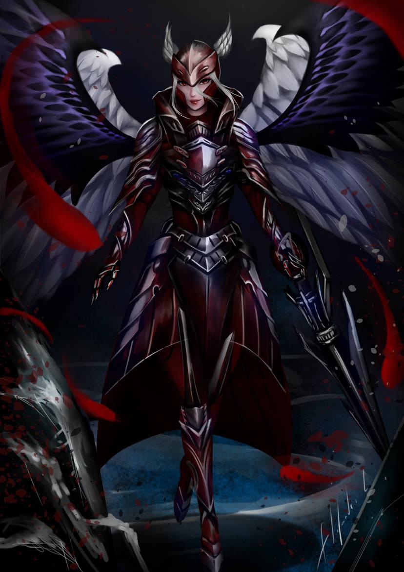 The Bloody Valkyrie (Art by DeFeNiXx) | Scrolller