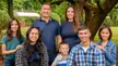 Vietnamese-American former Navy Captain and aspiring politician, Cao Hung with his family. He's currently running for Senator of Virginia. 
