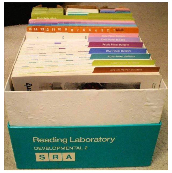 Sra Reading Decoding Program Elementary School. Anyone else remember the SRA reading program ...