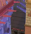 Stylized Cyberpunk City