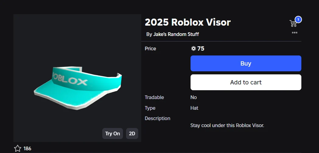 Opinions On This Unnoficial 2025 Roblox Visor Scrolller 7dd5301e