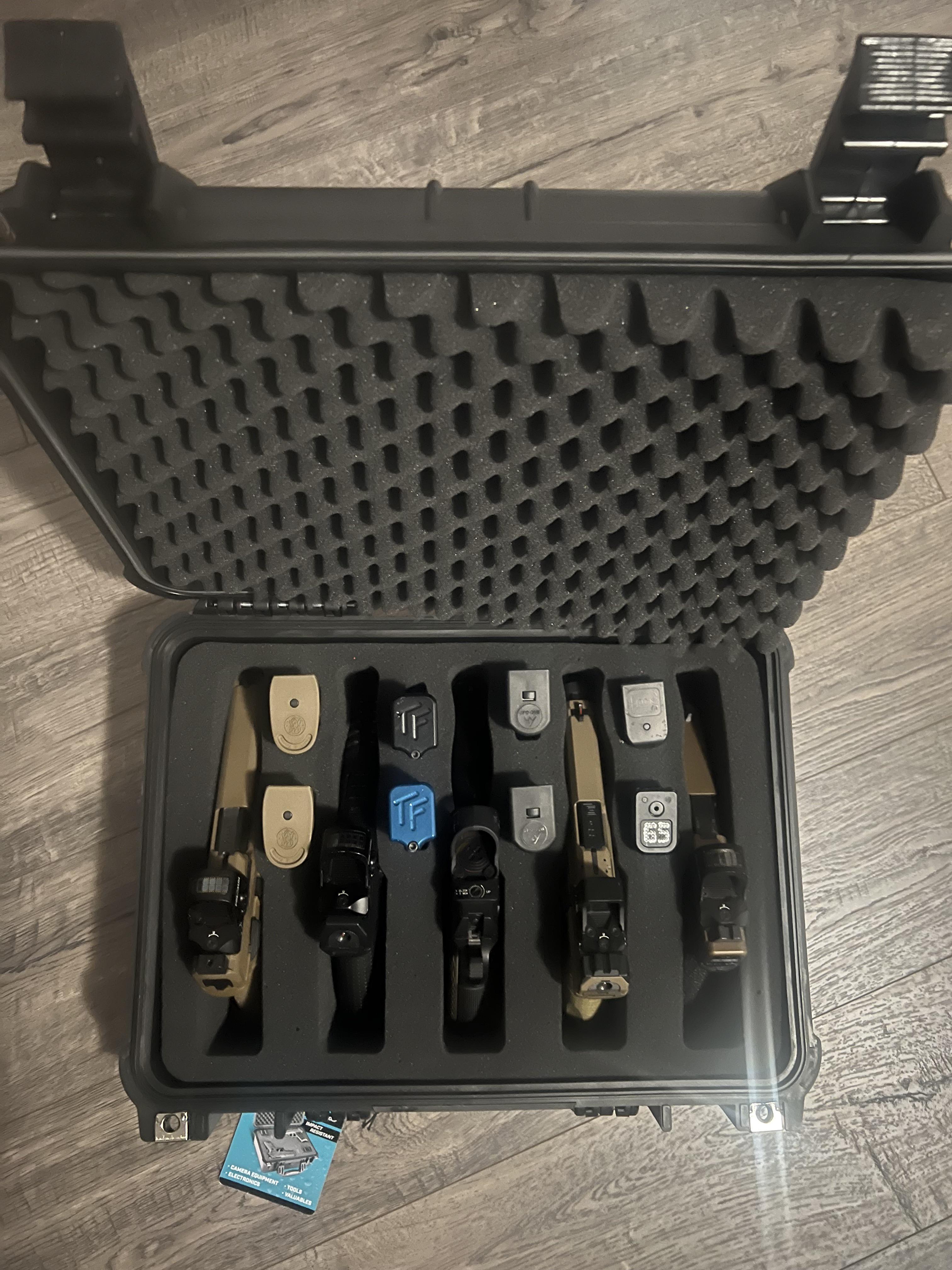 Harbor freight 3800 case with Eylar foam