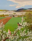 Farm Children Seeing the First Robin of Spring, 1955, by John Ford Clymer