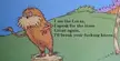 Dank meme of an orange furry creature with a mustache on a tree stump with a funny poem about littering.
